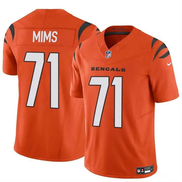 Amarius Mims Cincinnati Bengals orange Vapor jersey