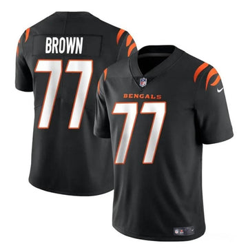 Trent Brown Cincinnati Bengals black Vapor jersey