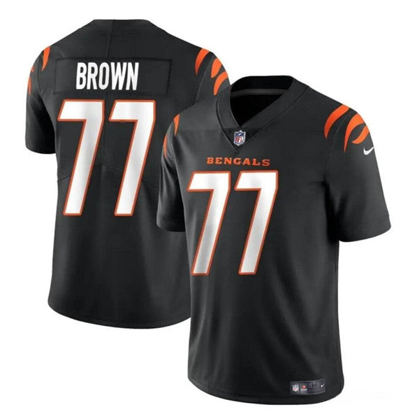 Trent Brown Cincinnati Bengals black Vapor jersey