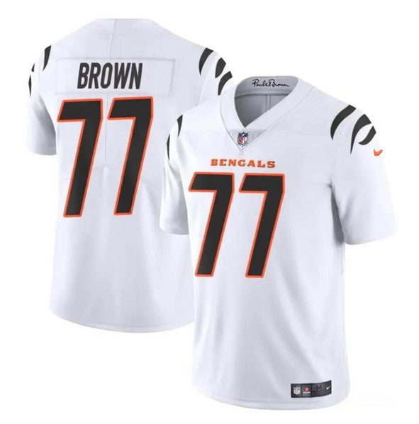 Trent Brown Cincinnati Bengals white Vapor jersey