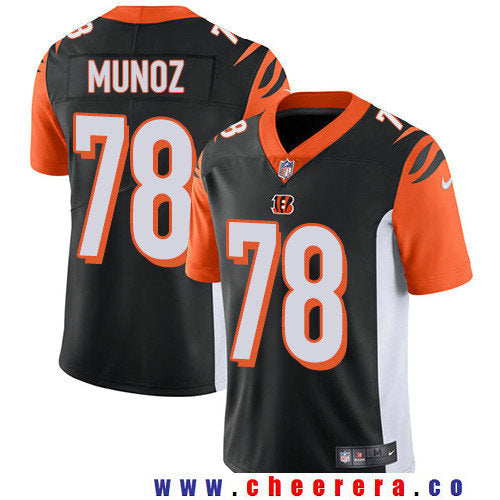 Anthony Munoz Cincinnati Bengals black Vapor jersey