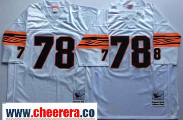 Anthony Munoz Cincinnati Bengals white Throwback jersey