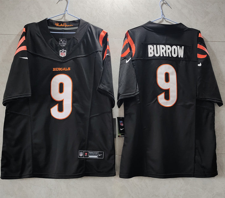 Joe Burrow Cincinnati Bengals black Vapor jersey