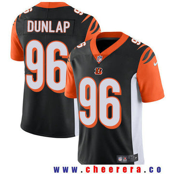 Carlos Dunlap Cincinnati Bengals black Vapor jersey