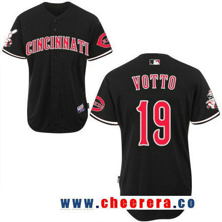 Joey Votto Cincinnati Reds black jersey