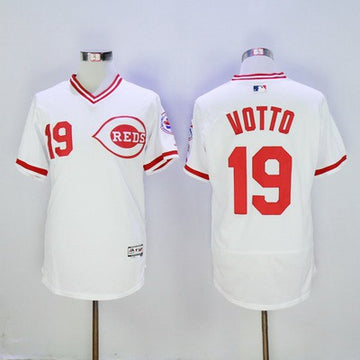 Joey Votto Cincinnati Reds white jersey