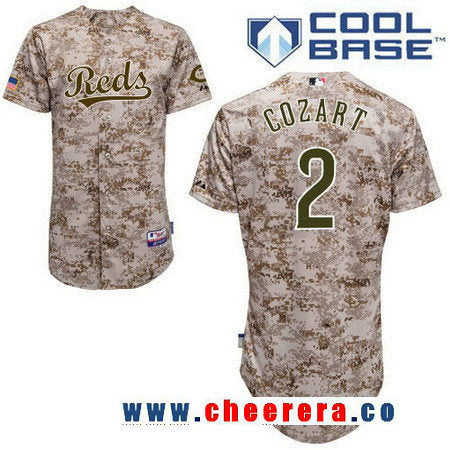 Zack Cozart Cincinnati Reds camo Camo jersey