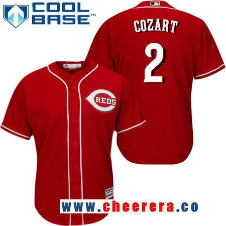 Zack Cozart Cincinnati Reds red jersey