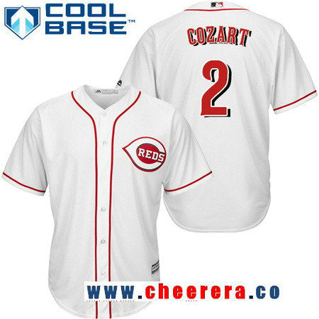 Zack Cozart Cincinnati Reds white Home jersey