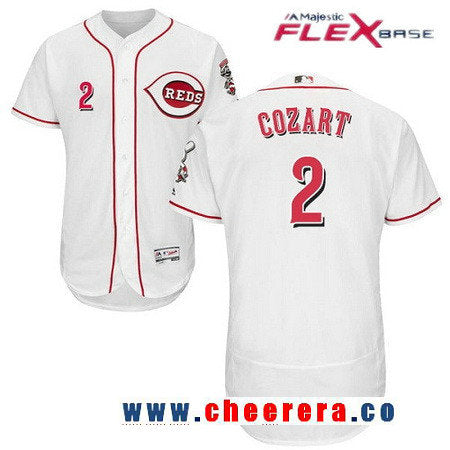 Zack Cozart Cincinnati Reds white Home jersey