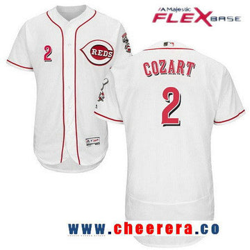 Zack Cozart Cincinnati Reds white Home jersey