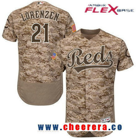 Michael Lorenzen Cincinnati Reds camo Camo jersey