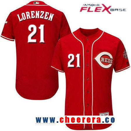 Michael Lorenzen Cincinnati Reds red jersey