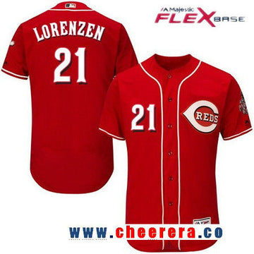 Michael Lorenzen Cincinnati Reds red jersey