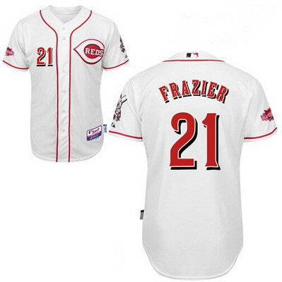 Todd Frazier Cincinnati Reds white jersey