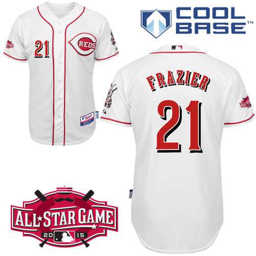 Todd Frazier Cincinnati Reds white All-Star jersey
