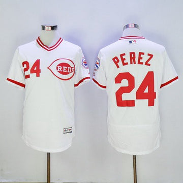 Tony Perez Cincinnati Reds white jersey
