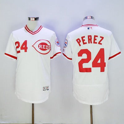 Tony Perez Cincinnati Reds white jersey