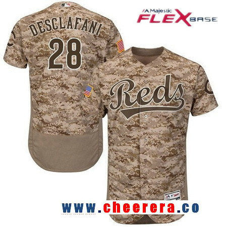Anthony DeSclafani Cincinnati Reds camo Camo jersey