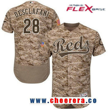 Anthony DeSclafani Cincinnati Reds camo Camo jersey