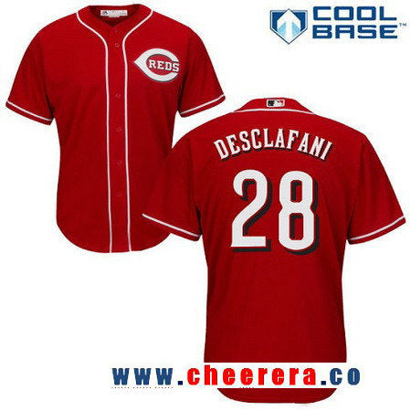 Anthony DeSclafani Cincinnati Reds red jersey