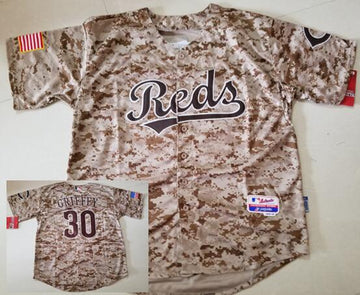 Ken Griffey Jr Cincinnati Reds camo Camo jersey