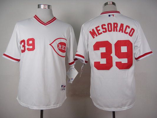 Devin Mesoraco Cincinnati Reds white jersey