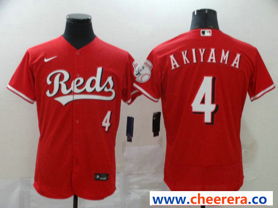 Shogo Akiyama Cincinnati Reds red jersey