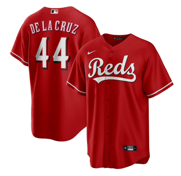 Elly De La Cruz Cincinnati Reds red jersey