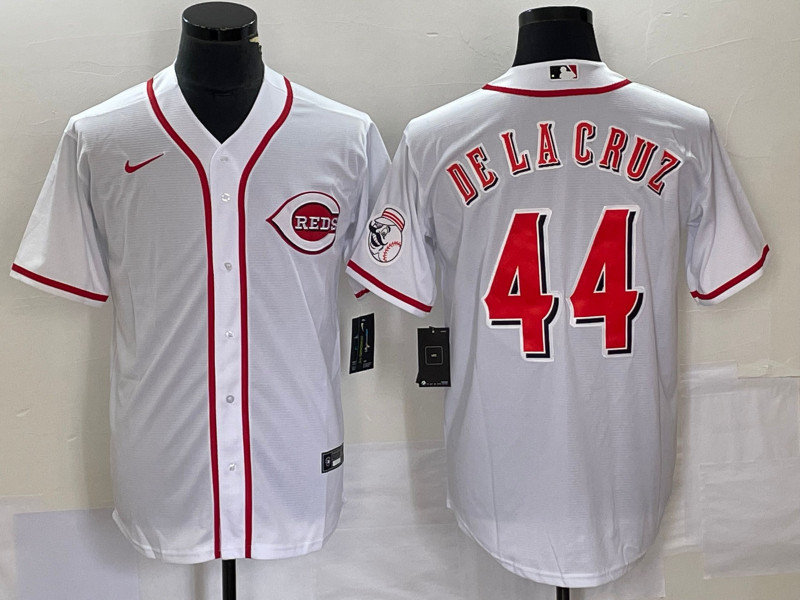 Elly De La Cruz Cincinnati Reds white jersey