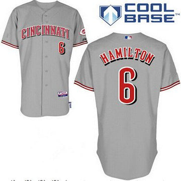 Billy Hamilton Cincinnati Reds gray jersey