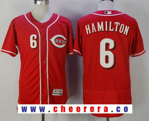 Billy Hamilton Cincinnati Reds red jersey