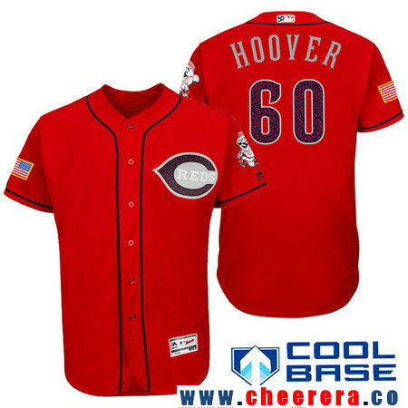 J.J. Hoover Cincinnati Reds red Fashion jersey