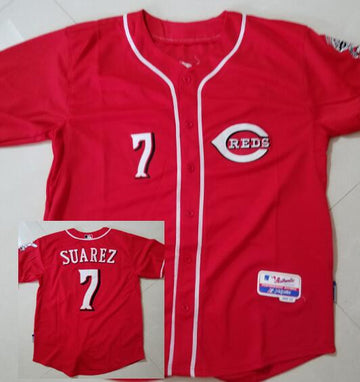 Eugenio Suarez Cincinnati Reds red jersey