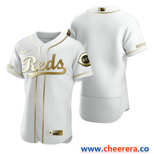 Custom Cincinnati Reds white jersey