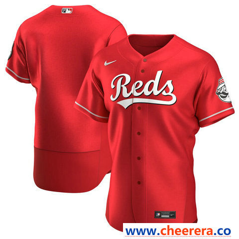 Custom Cincinnati Reds red jersey