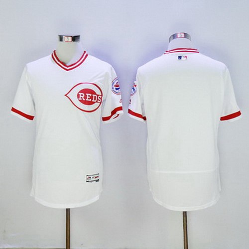 Custom Cincinnati Reds white jersey