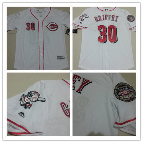 Cincinnati Reds white Throwback jersey