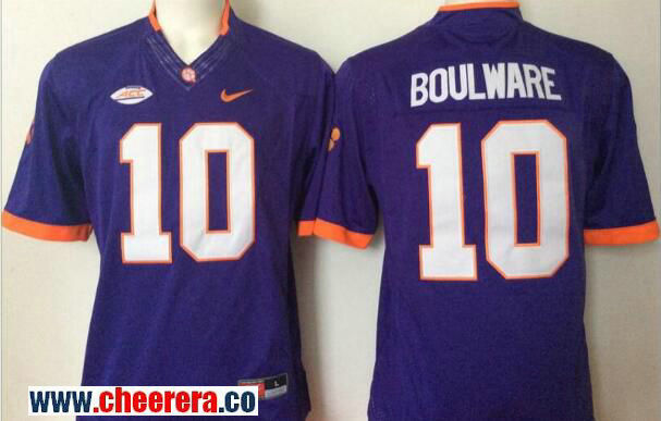 Ben Boulware Clemson Tigers purple Limited jersey
