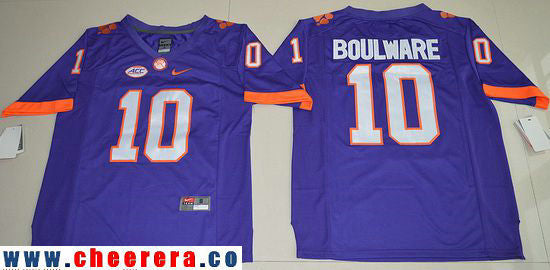 Ben Boulware Clemson Tigers purple jersey
