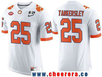 Cordrea Tankersley Clemson Tigers white Limited jersey