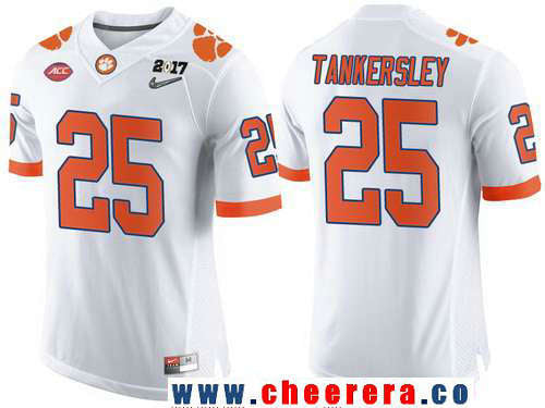 Cordrea Tankersley Clemson Tigers white Limited jersey