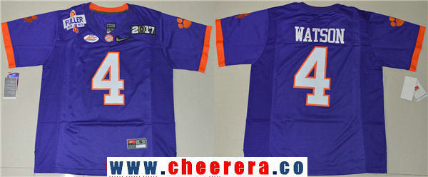 DeShaun Watson Clemson Tigers purple Limited jersey