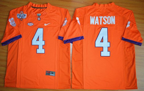 Deshaun Watson Clemson Tigers orange Limited jersey