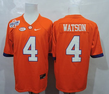 Deshaun Watson Clemson Tigers orange jersey