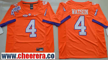 Deshaun Watson Clemson Tigers orange jersey