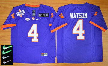 Deshaun Watson Clemson Tigers purple jersey