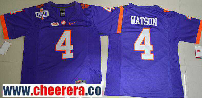 Deshaun Watson Clemson Tigers purple jersey
