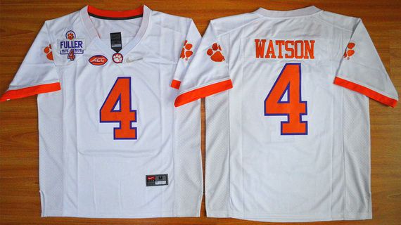 Deshaun Watson Clemson Tigers white jersey