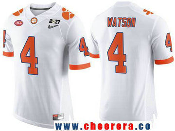 Deshaun Watson Clemson Tigers white Limited jersey